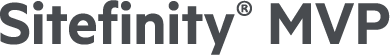 Sitefinity MVP